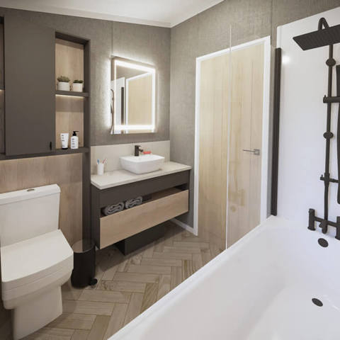 Toronto 3B Urban Bathroom